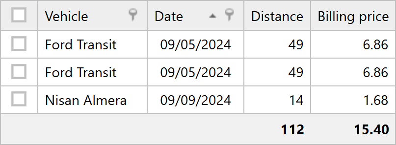 Vehicle logbook